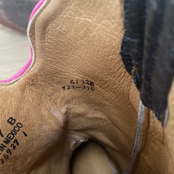 Johnny Ringo Western Boots Square Toe Size 7 - Picture 11 of 11